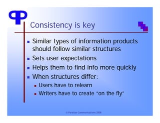 Writing Reusable Content to Support Content Models