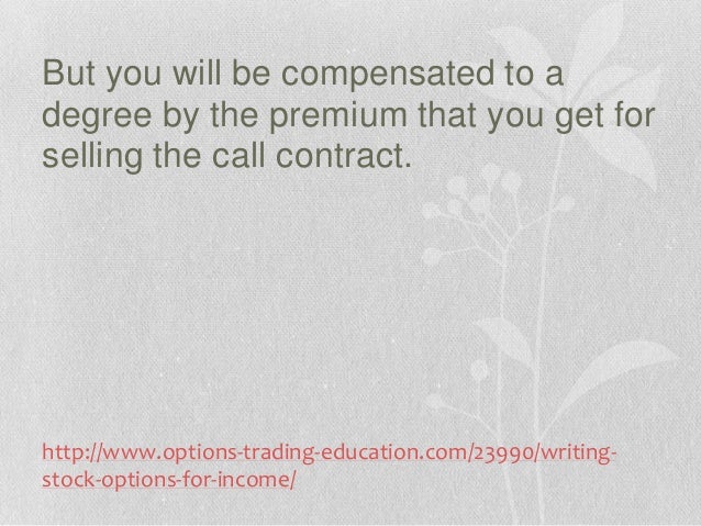 Stock options as income