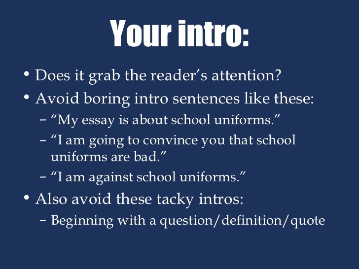 Against school uniforms essay