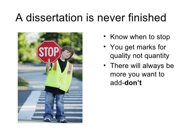 How to do a dissertation know
