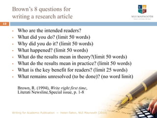 TASK 1 - Getting StartedWrite for five minutes, in sentences, without stopping, using one of the following prompts