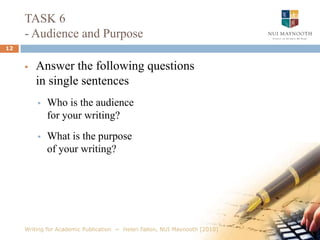 An area of my experience which I would like to write about is…