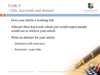 What kinds of things are important to this audience?