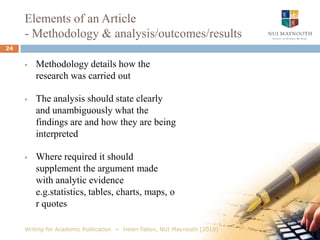 What is the right level?