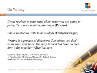 Section 4: Elements of an article