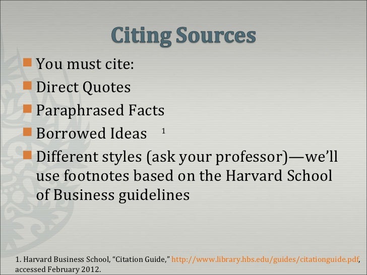 uses harvard business school endnote citation format uses harvard business school endnote citation format