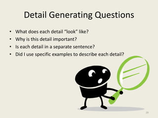 QuickwritesQuickwrite- a first draft response to a short piece of writing2-3 minutesBorrow line or part of a lineGet words on paper  Thomas Edison, the great inventor, once said the following about all of his inventions: “To invent something takes 1% inspiration, and 99% perspiration.” Do you agree or disagree that for an idea or goal to become a reality it takes a lot of hard work?  Explain your reasons.26