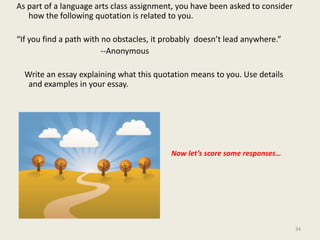 Peer revising strategy LISTEN as partner readsTELL what you liked bestREAD and ask questionsTopic?  Is the opinion clear?Reasons? Is each reason clear and related to the opinion?Support? Is each reason supported with details?Ending? Is there a summary?DISCUSS your suggestionsAuthor makes changes31