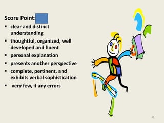 Score Point: 4 explanation/example is detailed and elaboratedsolution