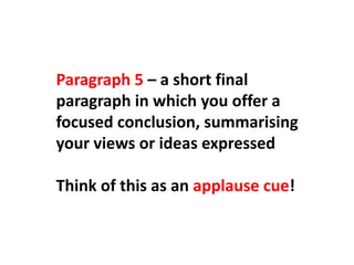 Writing a 5-Paragraph Essay
