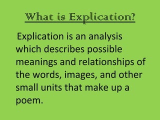 Writing about poetry | PPT