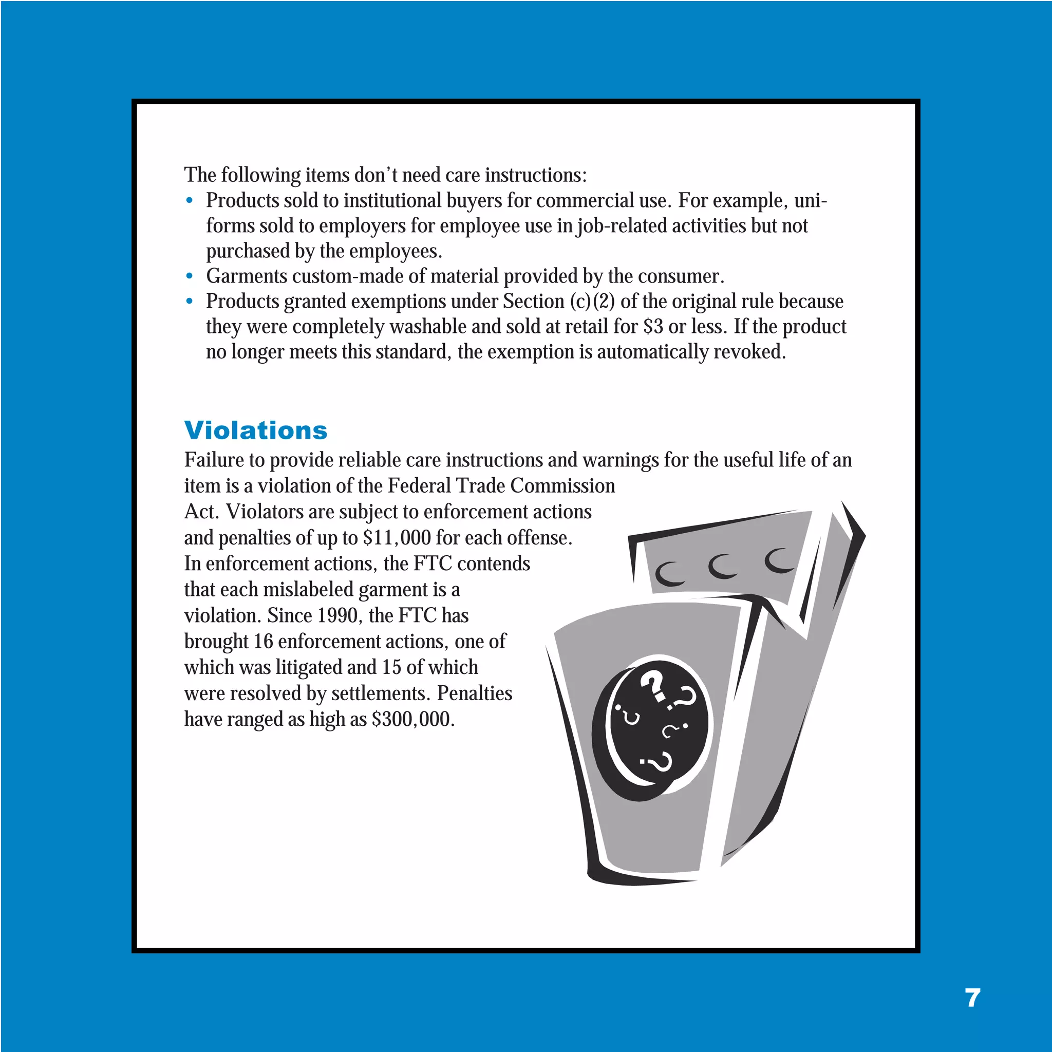Writing A Care Label