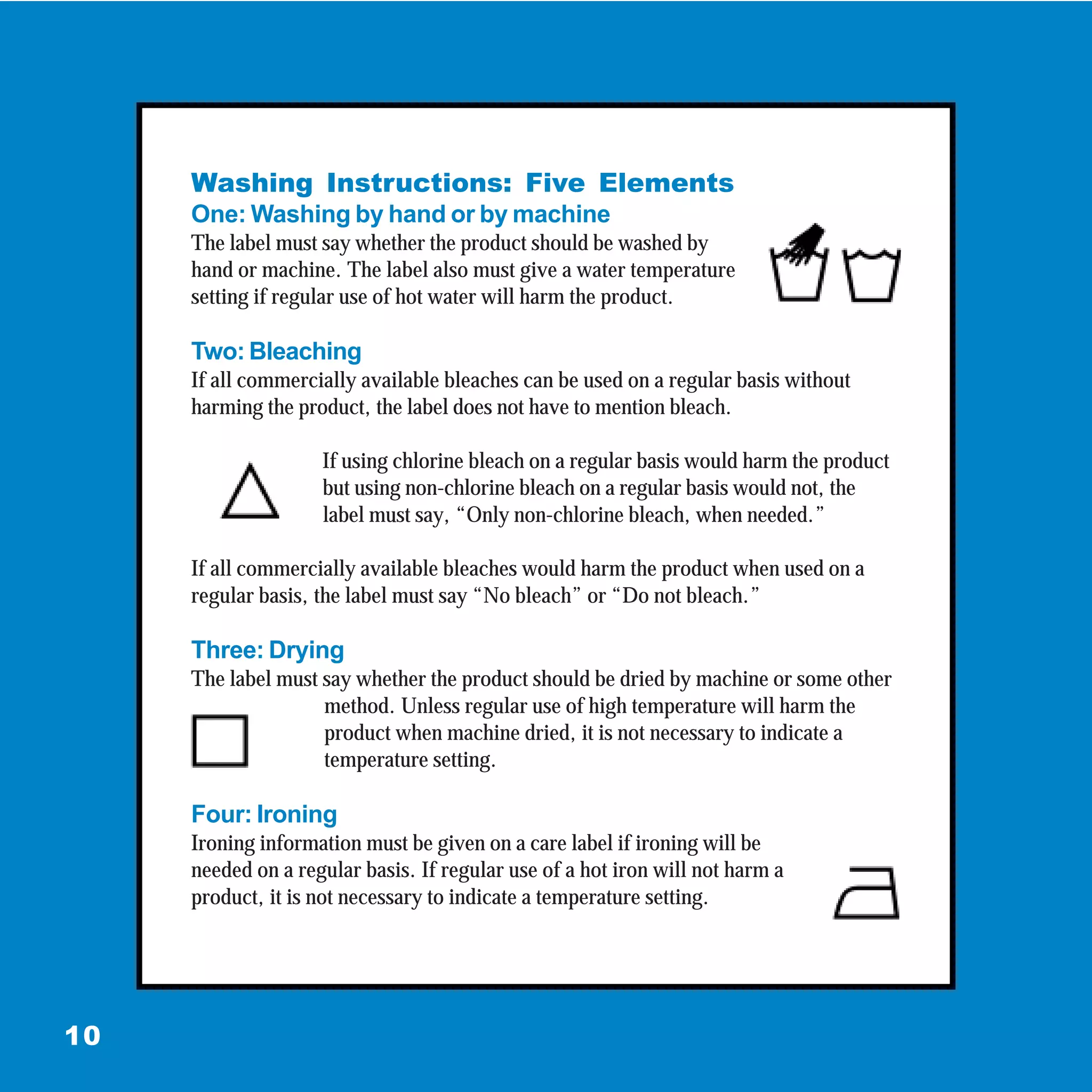 Writing A Care Label