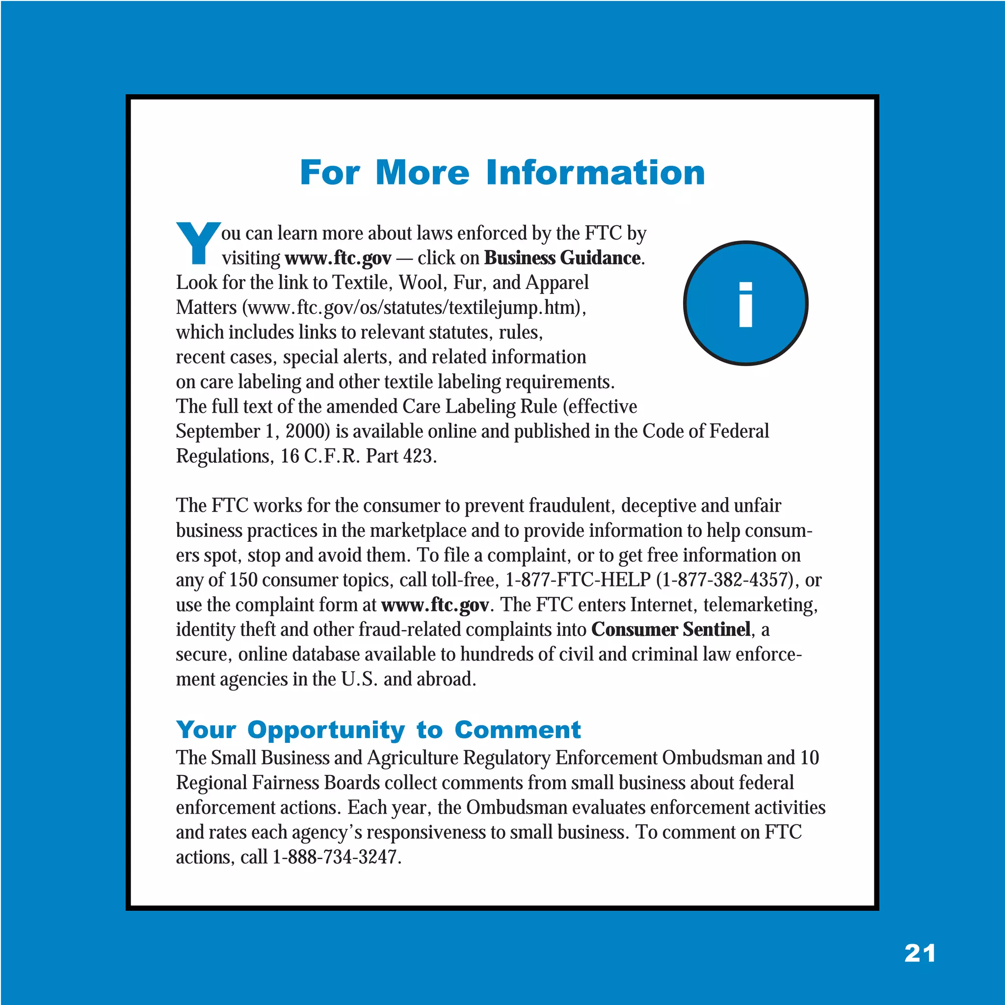 Writing A Care Label