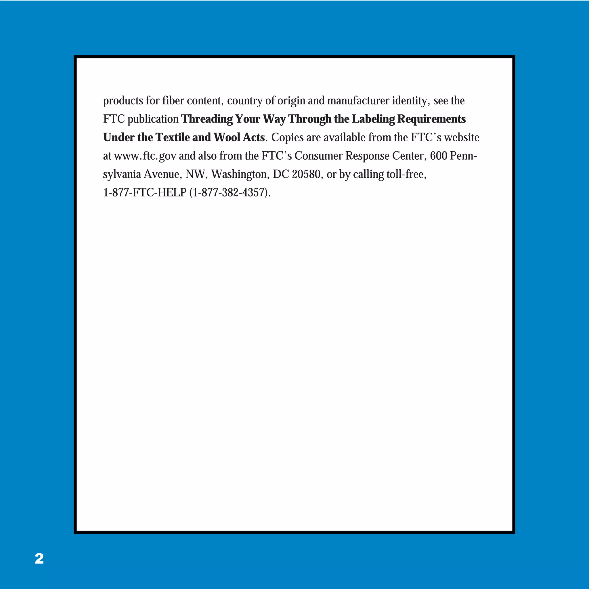 Writing A Care Label