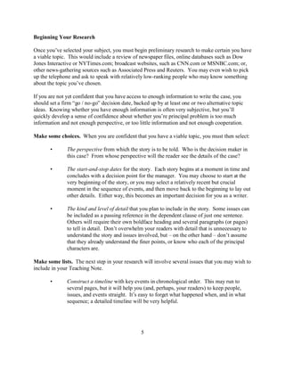 Writing a case study | PDF