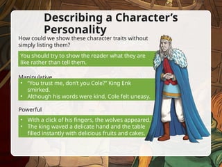 Writing a Character Description PowerPoint.pptx