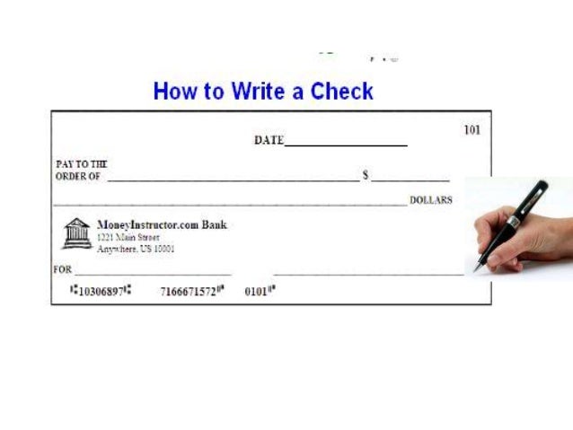 Checking- The Basics