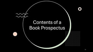 Writing a Competitive Book Prospectus (slideshow) | PDF