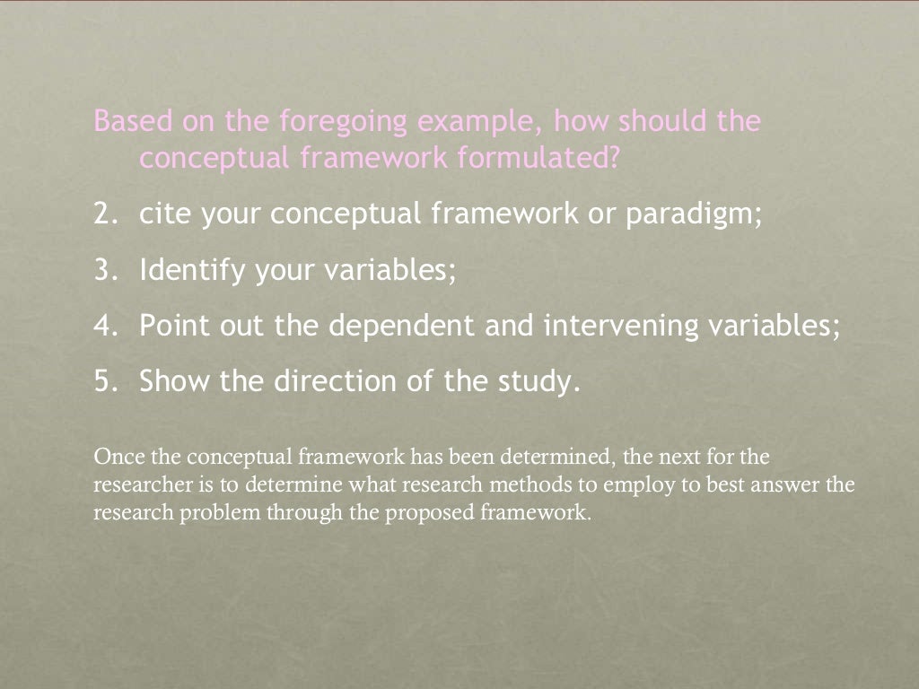 Essay about conceptual framework in research image