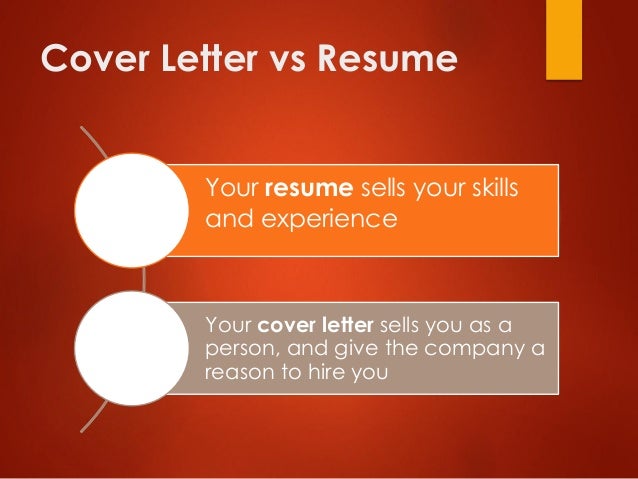 cover letter vs resume how to write a cover letter for a resume