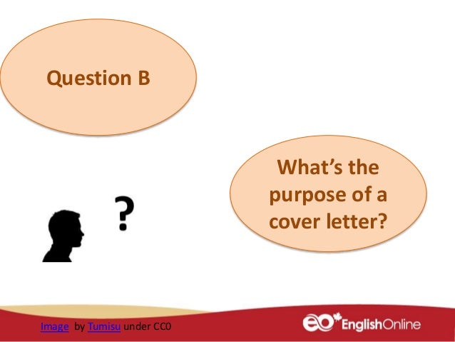 the purpose of a cover letters