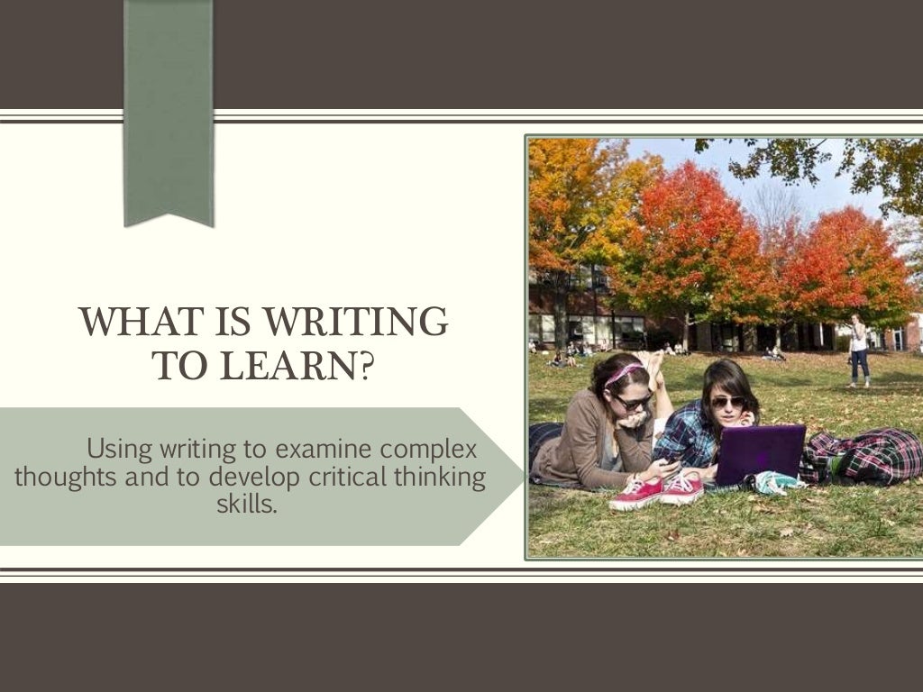 Writing across the curriculum