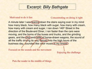 Excerpt: Billy Bathgate
A minute later I was tearing down the stairs saying over in my mind
how many black, how many black...