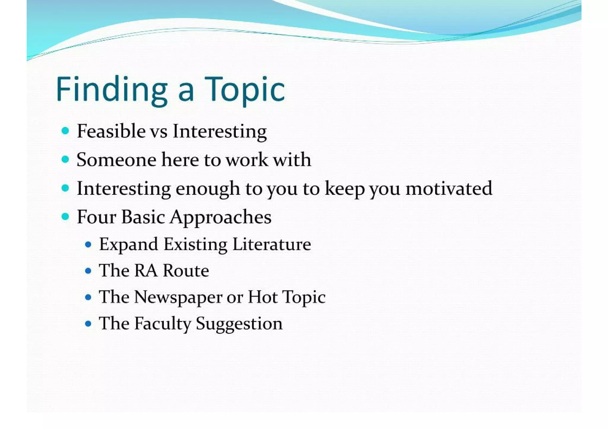 Writing A Dissertation Proposal