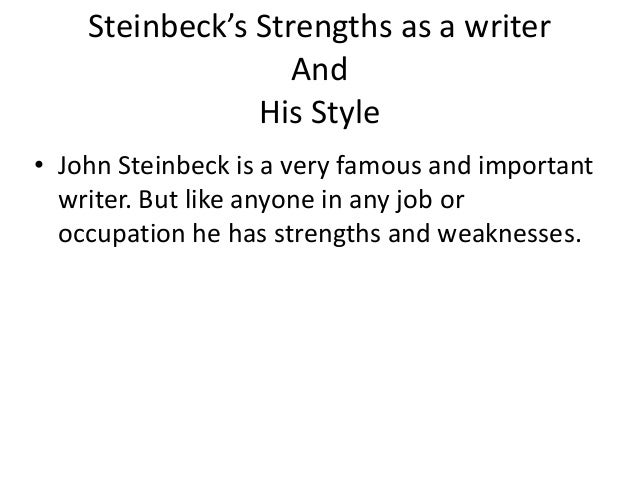 john steinbeck essay