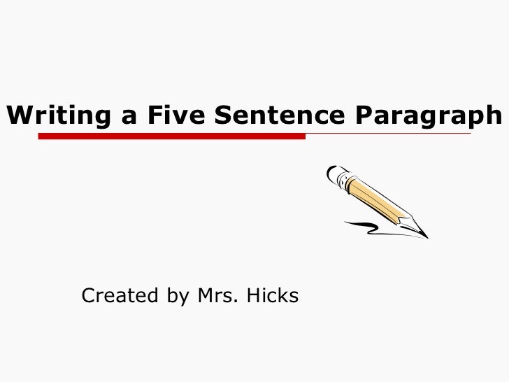 writing-a-five-sentence-paragraph