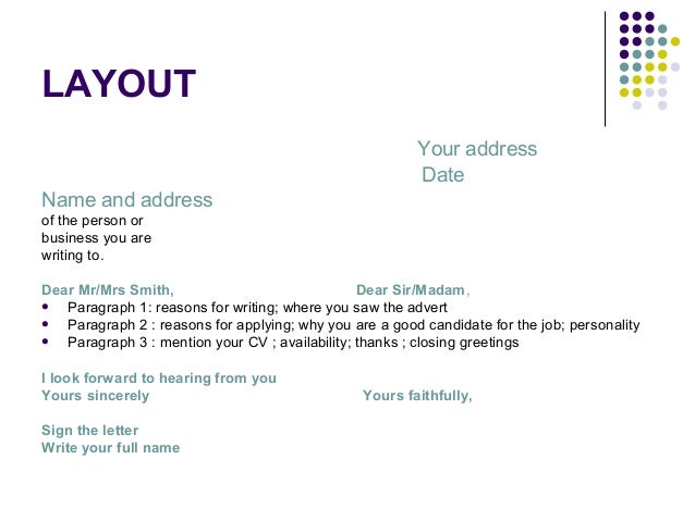 writing a formal letter formal letter addressee