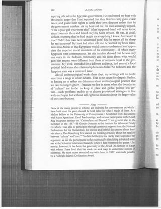 Writing Against Culture