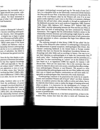 Writing Against Culture