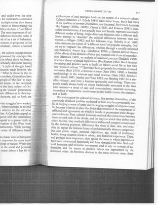 Writing Against Culture