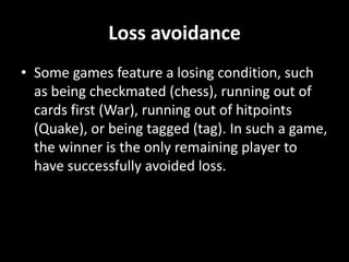 DiceThese involve the use of dice, usually as randomisers. Most dice used in games are the standard cubical dice numbered from 1 to 6, though games with polyhedral dice or dice marked with symbols other than numbers exist.