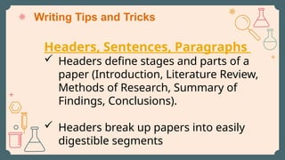 Methods Paragraph Research Writing a Good Research.pptx for SHS students | PPTX
