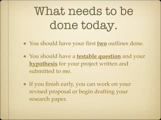 Writing A Hypothesis