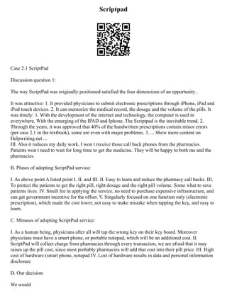 Script Pad Completed Writing A Hypothesis Worksheet - Escolagerson | PDF