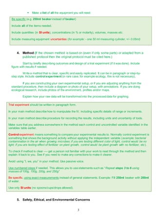 Writing a lab report | PDF