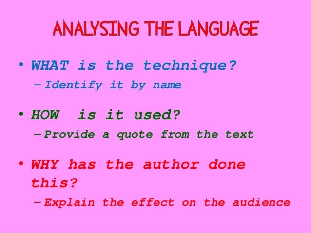 how to write a language analysis essay vce