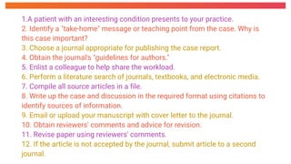 Doctor Case Log Example Writing A Medical Case Report for database | PDF