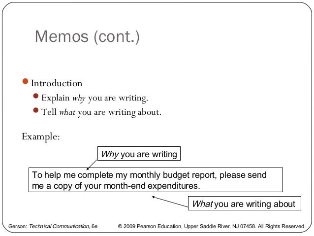why are memos used