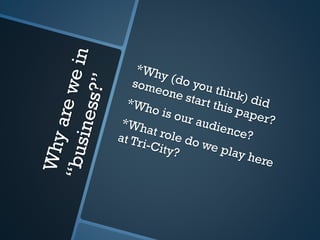 Writing a Mission Statement - TCCS Eagle Flyer