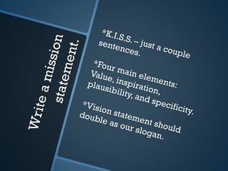 Writing a Mission Statement - TCCS Eagle Flyer