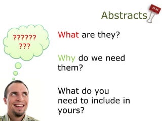 Why Not Abstract Writing an abstract | PPT