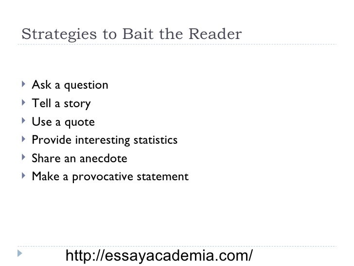 anecdote example in essay