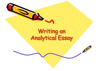 Writing An Analytical Essay