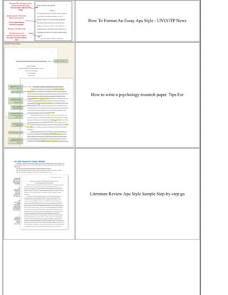 Writing An Apa Research Paper | PDF