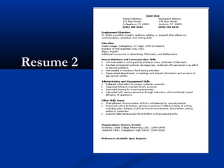 Resume 2Resume 2
 